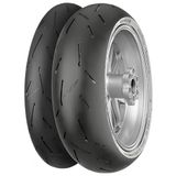 Continental ContiRaceAttack 2 Street 120/70ZR17 ve 180/55ZR17 Motosiklet Ön-Arka Takım Lastiği (4Mevsim) (Üretim Tarihi Danış)