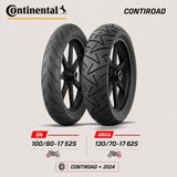 Continental Contiroad 100/80-17 52S - 130/70-17 62S Ön Arka Motosiklet Lastik Takımı 2024