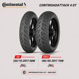 Continental Contiroadattack 4 Gt 120/70 ZR17 58W - 190/55 ZR17 75W Ön Arka Motosiklet Lastik Takımı 2026/2025