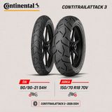 Continental Contisportattack 2 120/70 ZR17 58W - 190/55 ZR17 75W Ön Arka Motosiklet Lastik Takımı 2025/2024