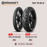 Continental Tkc 70 M+S 120/70 R19 60V - 170/60 R17 72V Ön Arka Motosiklet Lastik Takımı 2023/2026