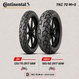 Continental Tkc 70 M+S 120/70 ZR17 58W - 160/60 ZR17 69W Ön Arka Motosiklet Lastik Takımı 2025/2026