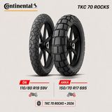 Continental Tkc 70 Rocks 110/80 R19 59V - 150/70 R17 69S Ön Arka Motosiklet Lastik Takımı 2026