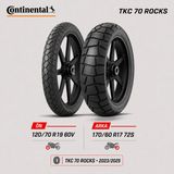 Continental Tkc 70 Rocks 120/70 R19 60V - 170/60 R17 72S Ön Arka Motosiklet Lastik Takımı 2023/2025