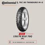 Continental Tkc 80 Twinduro M+S 150/70 B18 70Q Arka Motosiklet Lastiği (2022)