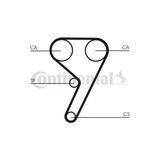 Contıtech Trıger Setı ( Ford Fıesta 1.4-1.6 Zetec 01-12 Focus 1.6 Zetec 03-)