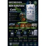ContPack Plus 1140 Gr Konteyner Nem Alıcı Tutucu Rutubet Yoğuşma Önleyici Konteyner Kurutucu Terleme Korozyona Karşı 3 Adet