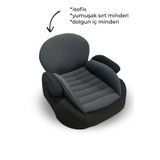 Convers Isofix'li Oto Koltuk Yükseltici - Gri