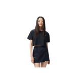 Converse 10027625.001 SPORTY BOXY T-SHIRT Siyah Yuvarlak Yaka Regular Fit Düz Kadın T-Shirt