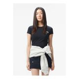 Converse 10027975.001 RETRO CHUCK TAYLOR T-S Siyah Yuvarlak Yaka Regular Fit Baskılı Kadın T-Shirt