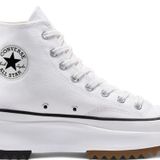Converse 166799C Run Star Hike HI Platform Beyaz Unisex Günlük Ayakkabı