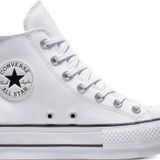 Converse 561676 C Taylor All Star Leather Platform Beyaz Unisex Ayakkabı