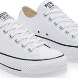 Converse 561680C Chucktaylor All Star Leather Plat Beyaz Unisex Ayakkabı
