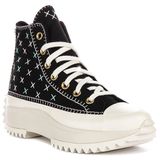 Converse A08733C Erkek Run Star Hike Hazırlanmış Dikişli Spor Ayakkabı, Siyah Altın, 5.5 Women/3.5 Men