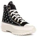 Converse A08733C Erkek Run Star Hike Hazırlanmış Dikişli Spor Ayakkabı, Siyah Altın, 8 Women/6 Men