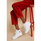 Converse All Star Move Hi Beyaz Yüksek Taban Kadın Spor Ayakkabı Nefes Alabilir Yapı