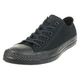 Converse All Star Ox Canvas beyaz spor ayakkabı, Siyah Tek Renkli, 36 EU