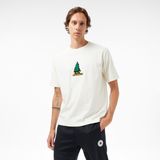 Converse Baskılı Erkek Krem T-Shirt - XS - EG7-Krem