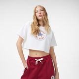 Converse Baskılı Kadın Beyaz T-Shirt - XL
