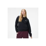 Converse Baskılı Kadın Siyah Sweatshirt