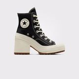Converse Chuck 70 De Luxe Heel Unisex Siyah/krem Sneaker - 001-Siyah