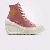 Converse Chuck 70 De Luxe Wedge Platform Kadın Pembe Sneaker - 283-Pembe