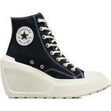 Converse Chuck 70 De Luxe Wedge Unisex Siyah Platform Sneaker.001