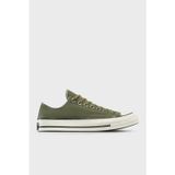Converse Chuck 70 Houndstooth Lınıng Logolu Kanvas Sneaker Unisex Ayakkabı A13292C 306 HAKİ