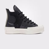 Converse Chuck 70 Plus Mixed Material Unisex Siyah Sneaker - 001-Siyah