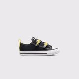 Converse Chuck Taylor All Star 2V Bebek Siyah Sneaker - 001-Siyah