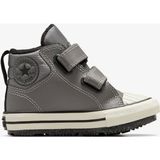 Converse Chuck Taylor All Star Berkshire Bebek Gri Deri Bot - 055-Gri