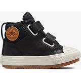 Converse Chuck Taylor All Star Berkshire Bebek Siyah Deri Bot - 001-Siyah
