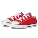 Converse Chuck Taylor All Star Çekirdek Öküz Spor Ayakkabı, Unisex Bebek, Blanco-Rojo, 25