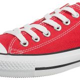 Converse Chuck Taylor All Star Çekirdek Öküz, Unisex Sneaker, Kırmızı, Boyut 41