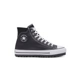 Converse Chuck Taylor All Star City Trek su geçirmez bot erkek spor ayakkabısı, Siyah Beyaz Gümüş, 36 EU