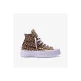 Converse Chuck Taylor All Star Day One Platform Desenli Kahverengi Sneaker