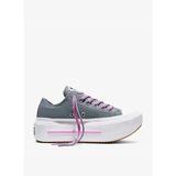 Converse Chuck Taylor All Star Double Stack Platform Gri Sneaker