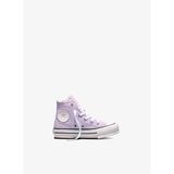 Converse Chuck Taylor All Star EVA Lift Çocuk Çiçek Desenli Lila Sneaker