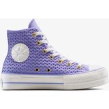 Converse Chuck Taylor All Star Knit Kadın Mor Sneaker - 513-Mor