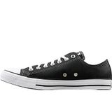 Converse Chuck Taylor All Star Leather Kadın Günlük Spor Ayakkabı-Siyah-40