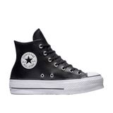 CONVERSE CHUCK TAYLOR ALL STAR LEATHER PLATFORM Siyah