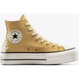 Converse Chuck Taylor All Star Lift Crafted Laces Kadın Turuncu Platform Sneaker.237 - Sarı