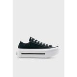 Converse Chuck Taylor All Star Lıft Double Stack Platform Kanvas Sneaker Unisex Ayakkabı A15490C 001 SİYAH