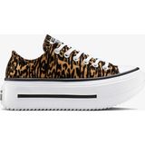 Converse Chuck Taylor All Star Lift Double Stack Unisex Kahverengi Sneaker - 288-Turuncu