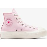 Converse Chuck Taylor All Star Lift Hearts Unisex Pembe Platform SNEAKER.680 - 680-Pembe