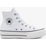 Converse Chuck Taylor All Star Lift Hi Unisex Platform Beyaz Sneaker Nefes Alabilir Yapı ile Rahat - 102-Beyaz