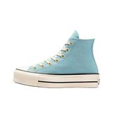 Converse Chuck Taylor All Star Lift Kadın Bağcıklı Kanvas Spor Ayakkabı, Vernal Havuz/Doğal Fildişi, 8.5