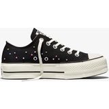 Converse Chuck Taylor All Star Lift Kadın Günlük Spor Ayakkabı - Gri - Siyah