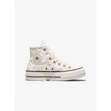 Converse Chuck Taylor All Star Lift Kadın Kurdeleli Mor Sneaker