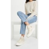 Converse Chuck Taylor All Star Lift Kadın Sneaker Kadın Sneaker Uzun Konçlu Deri Platform Kalın Taban Bağcıklı Günlük Spor Ayakkabısı shnA12764C.286